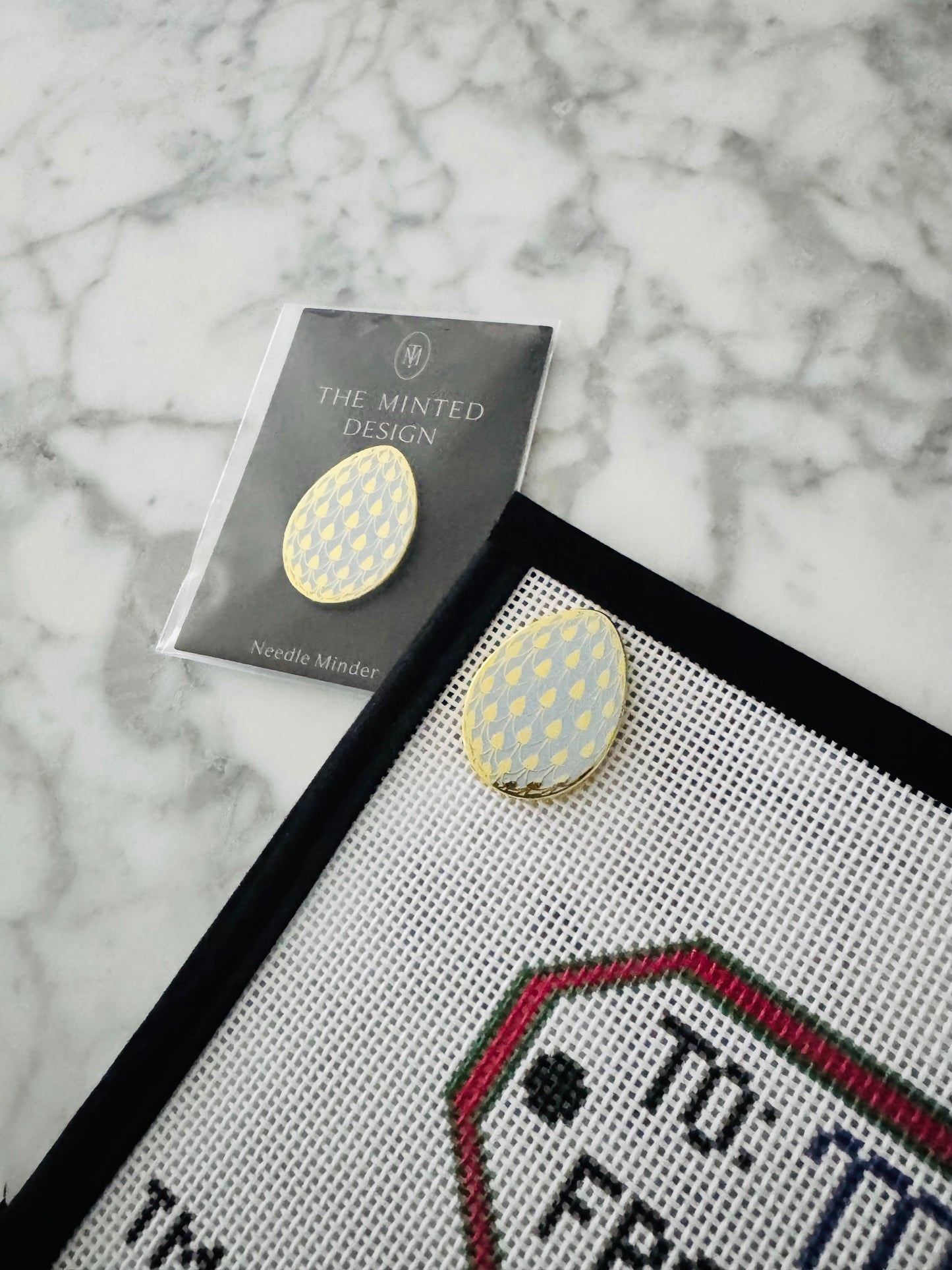 Designer Inspired Egg Needle Minder