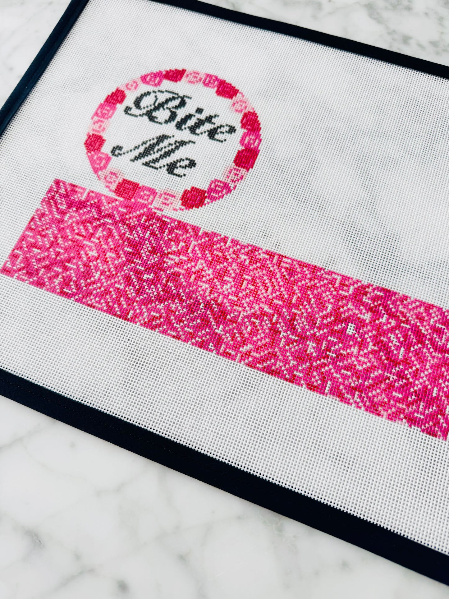 Bite Me 3D Cake Canvas