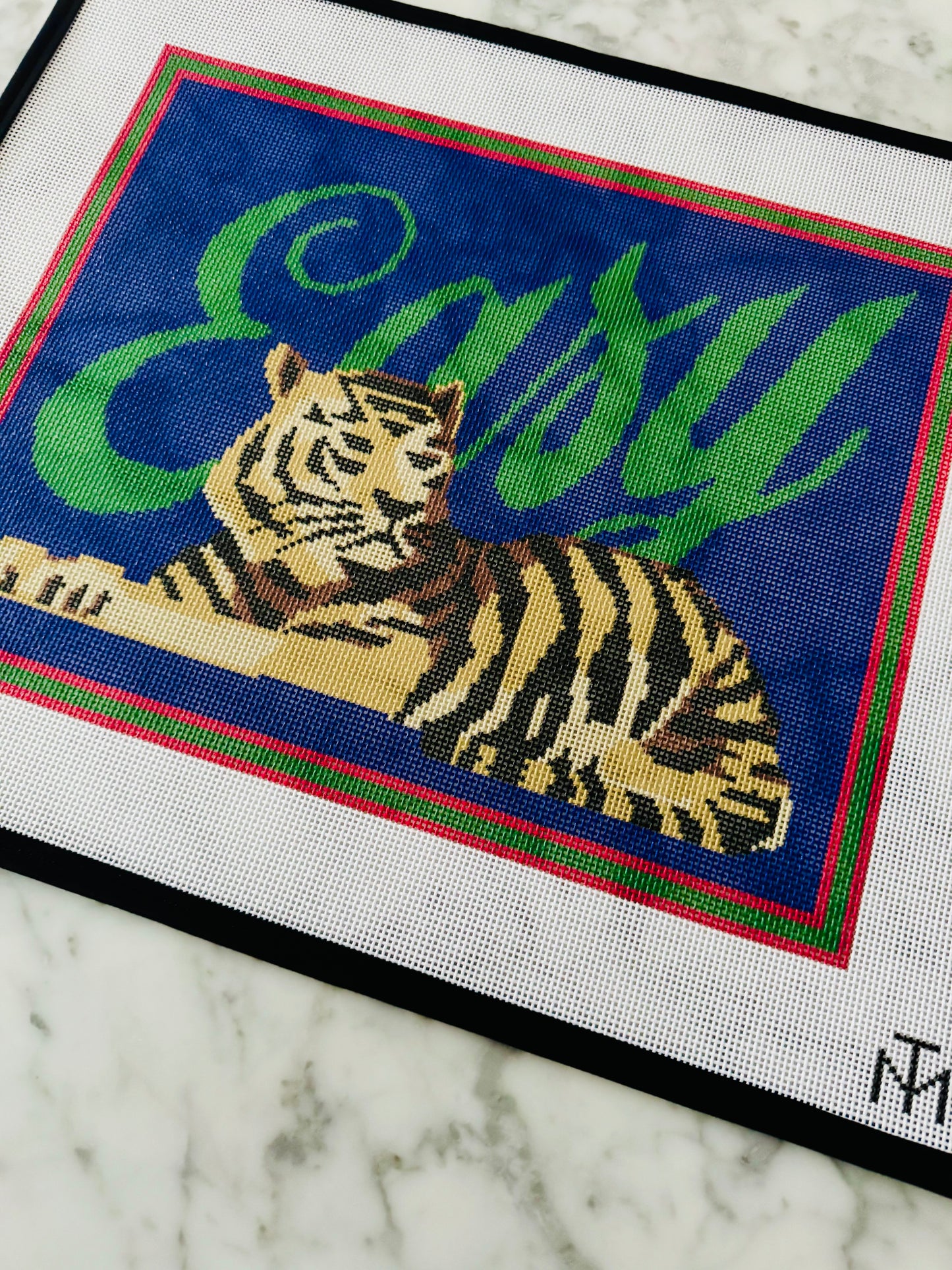 Easy Tiger Needlepoint Canvas