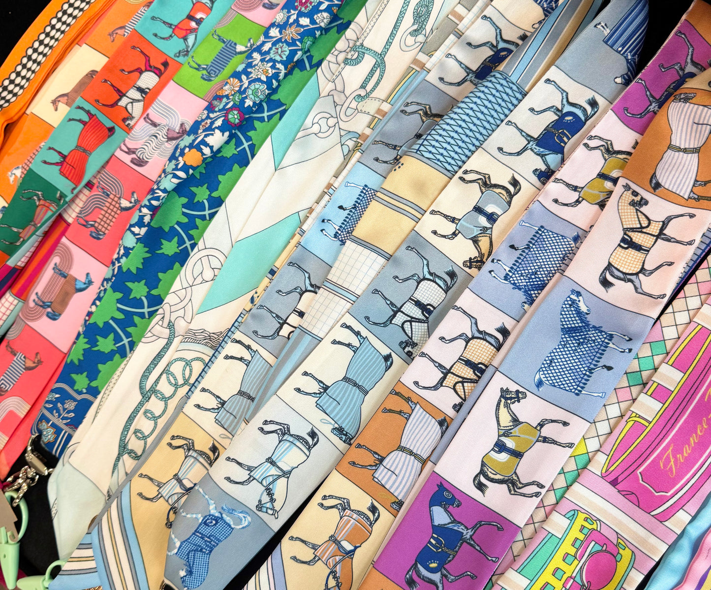 Green multicolor Designer Inspired Scarf