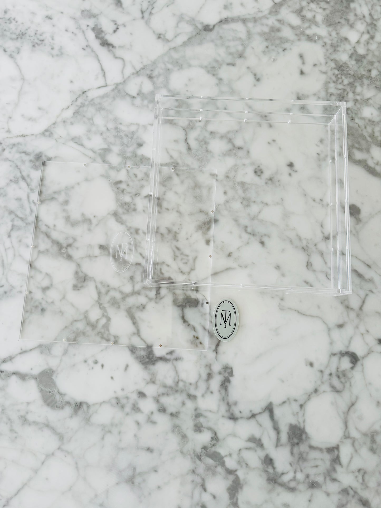 *New Size* 8.25” Square Magnetic Acrylic Tray