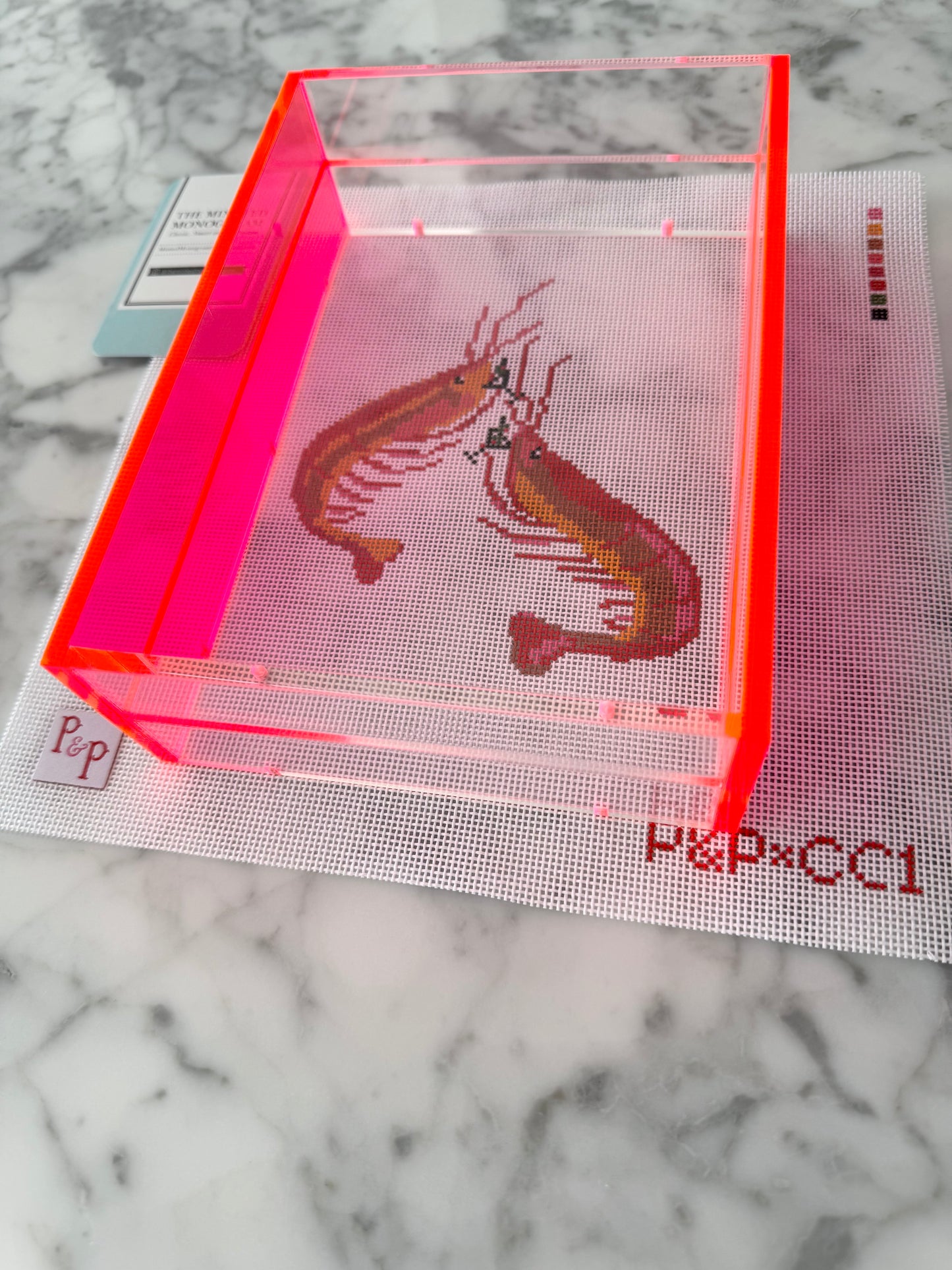 Almost Perfect Sale Neon Pink Magnetic Acrylic Tray
