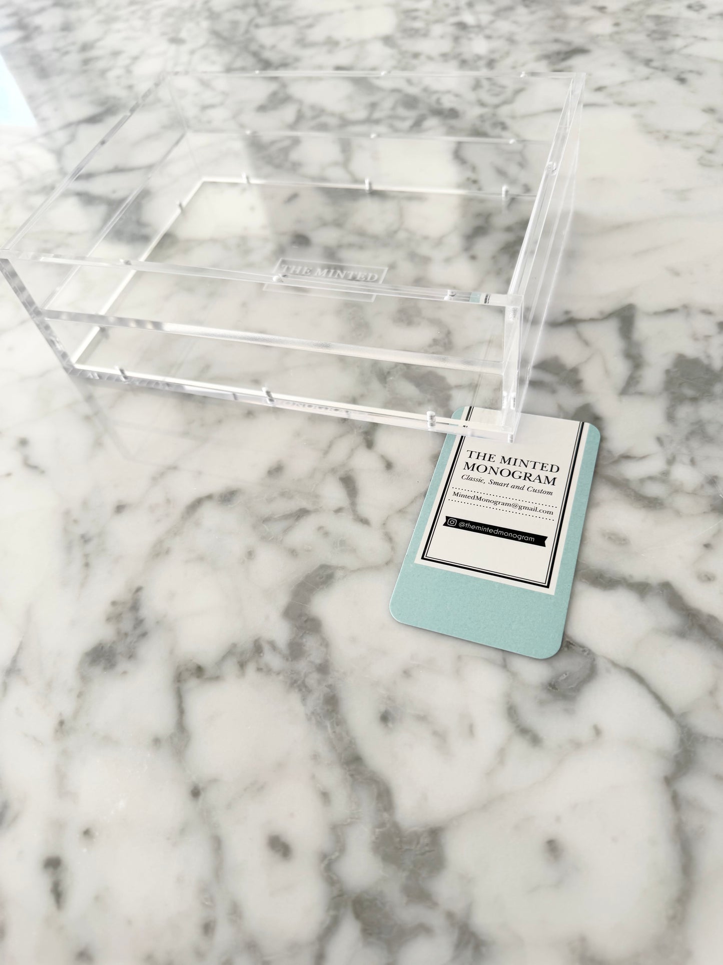 Almost Perfect Sale Clear 5x7 Magnetic Acrylic Tray