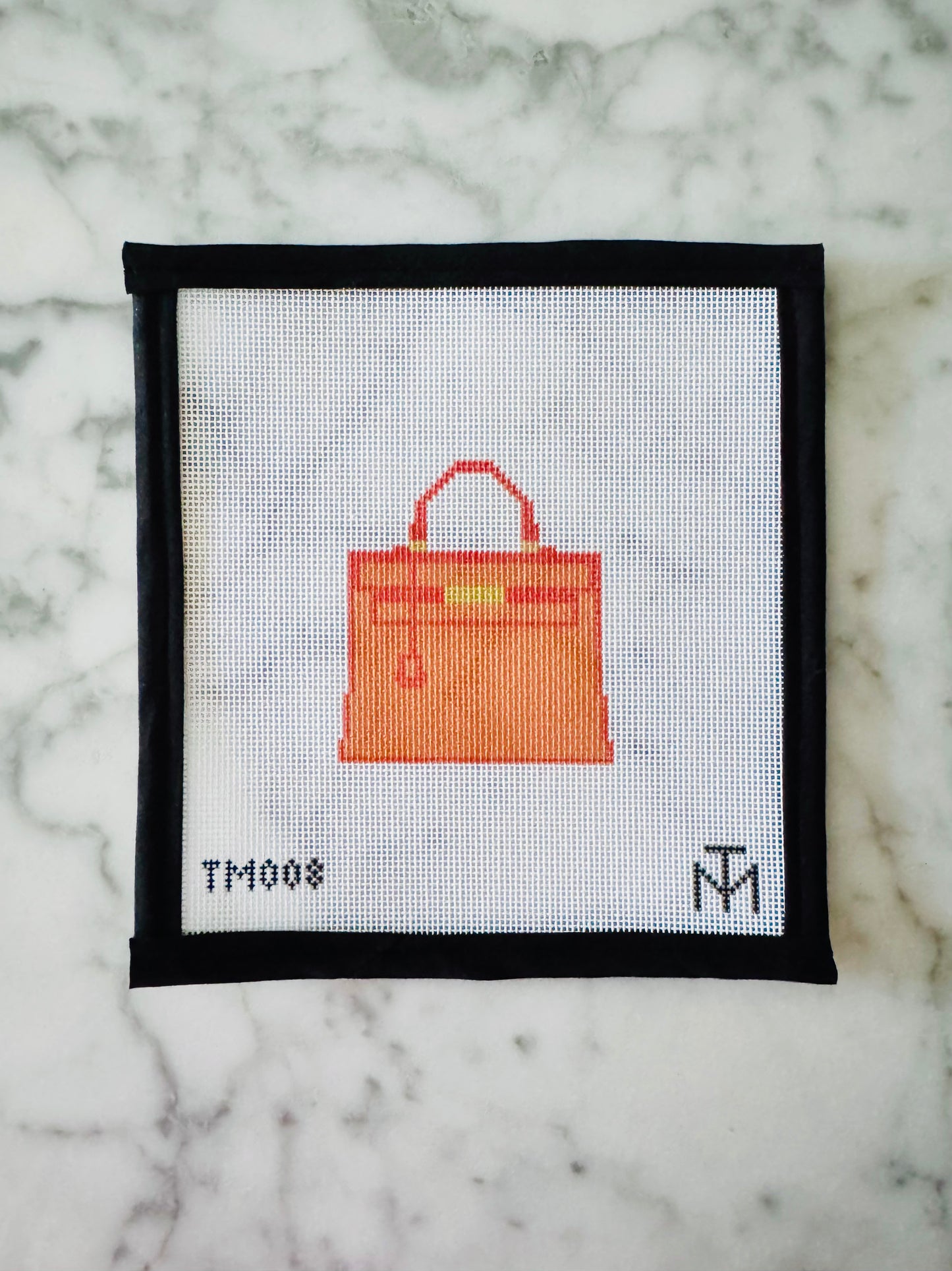 Orange Kelly Needlepoint Canvas
