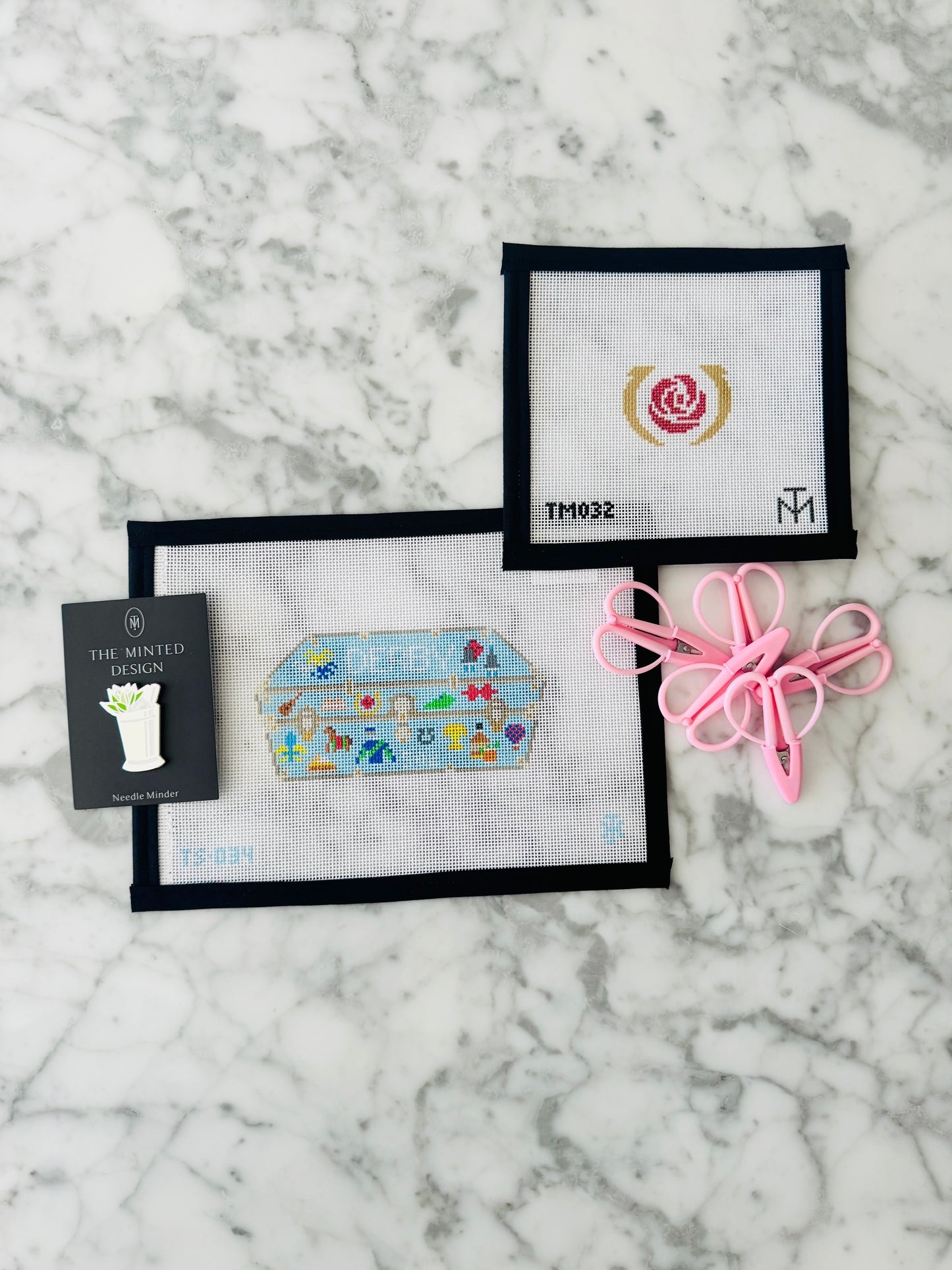 Derby Inspired Bag Tag Canvas