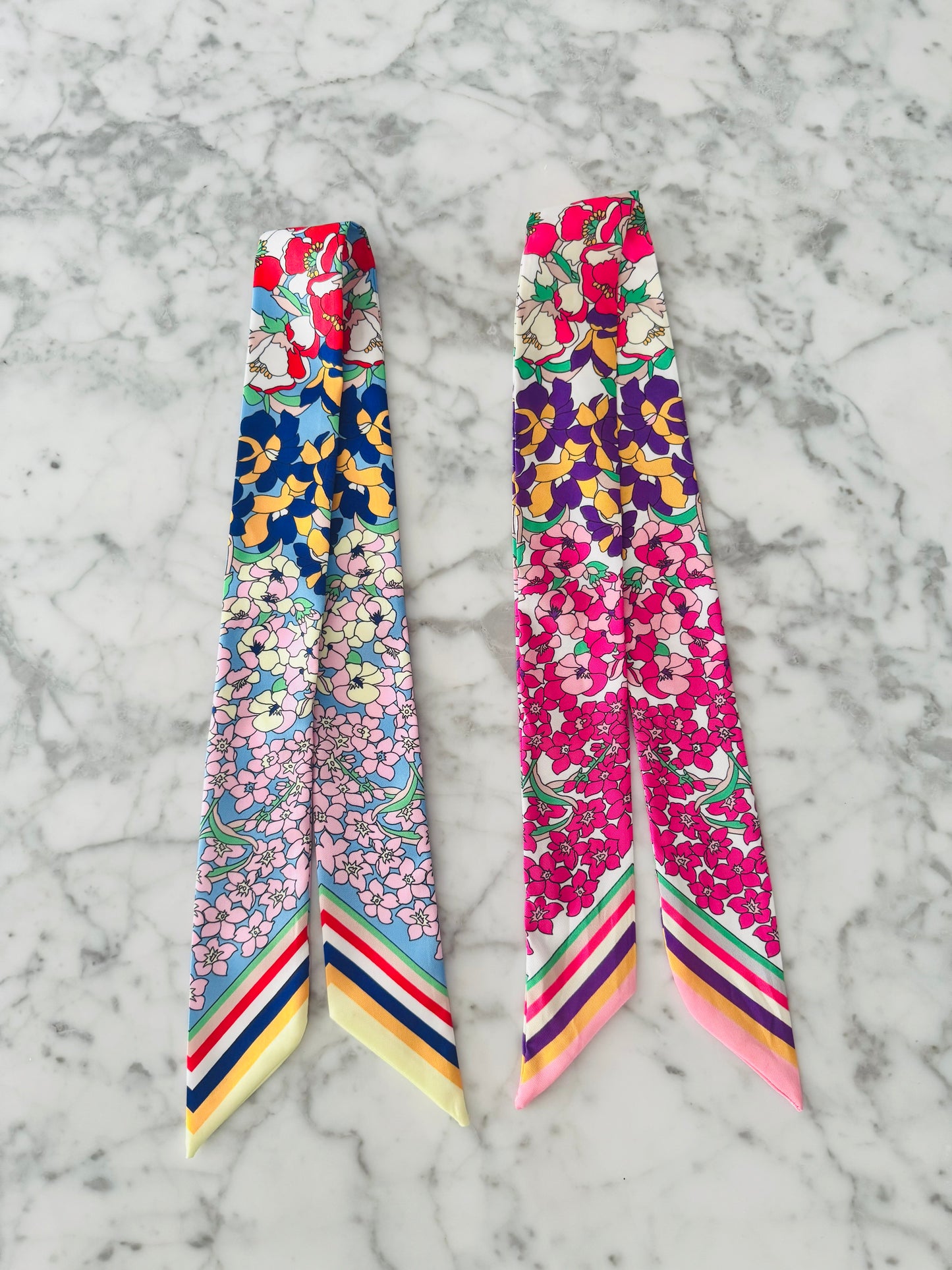 Pink Floral Designer Inspired Scarf