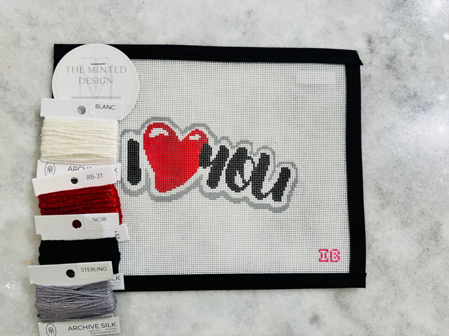 I Love You Kitted Canvas