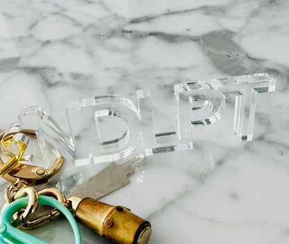 Acrylic NDLPT Keychain or Snip Finder