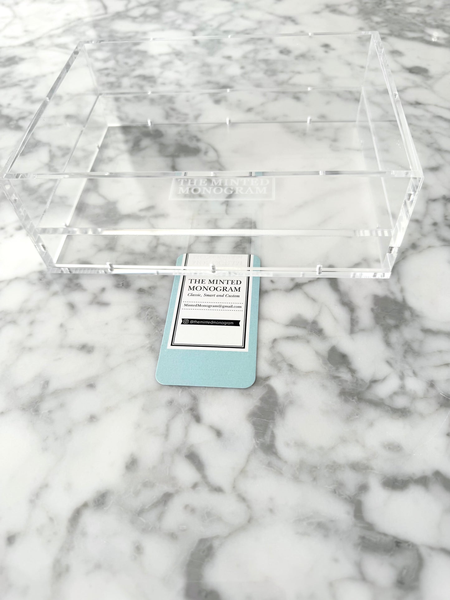 5.5”x7.5” Clear Magnetic Acrylic Tray