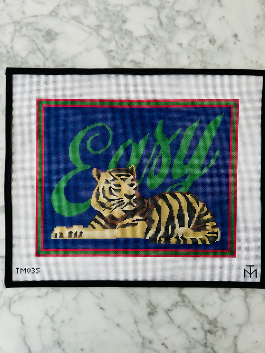 Easy Tiger Needlepoint Canvas