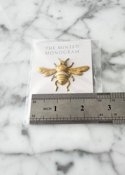 Large Brass Bee