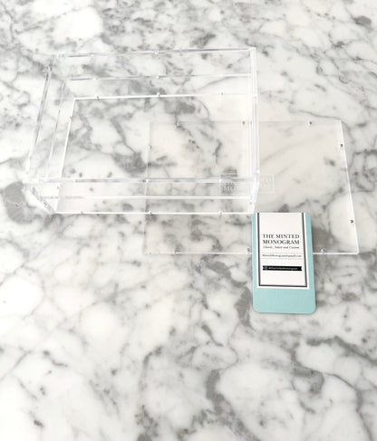 Almost Perfect Sale Clear 5x7 Magnetic Acrylic Tray