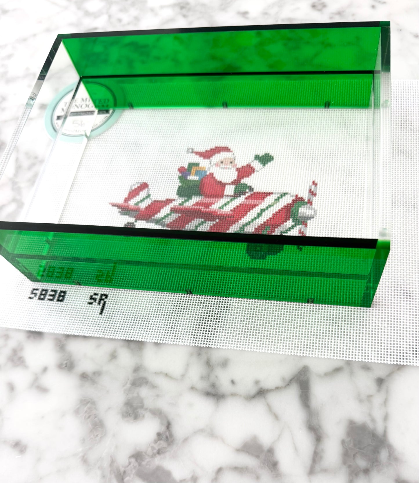 Almost Perfect Sale Dark Green Magnetic Acrylic Tray