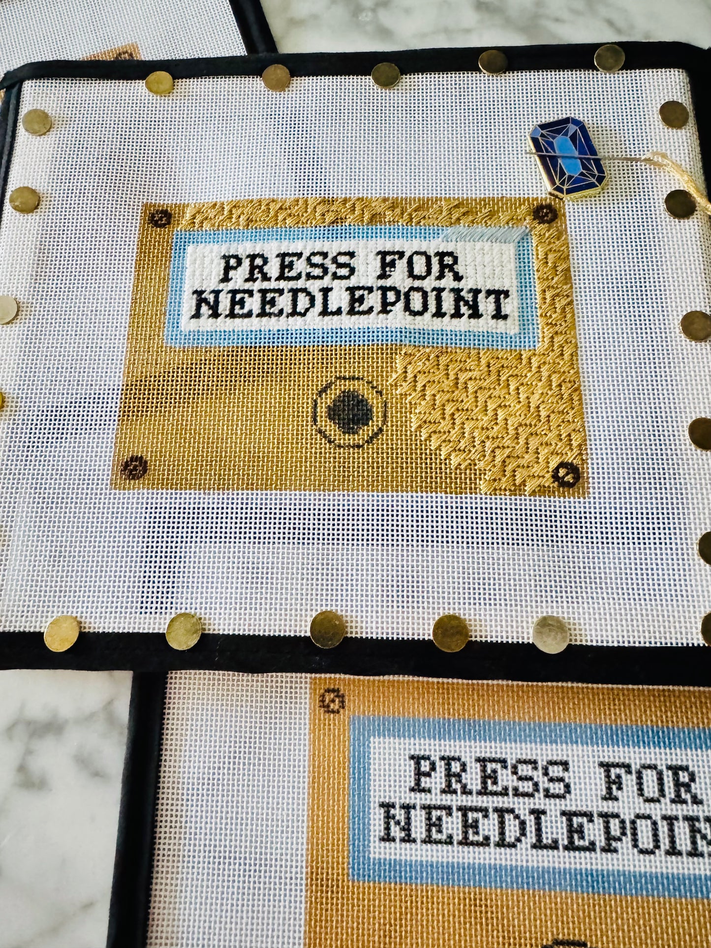 Press For Needlepoint Canvas