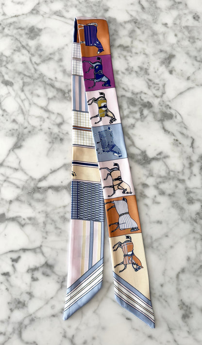 Light Purple Equestrian Designer Inspired Scarf