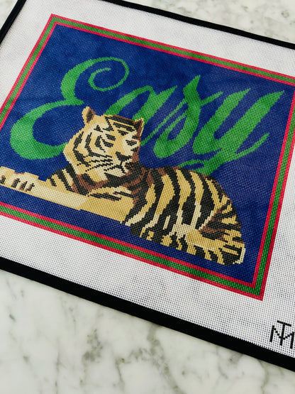 Easy Tiger Needlepoint Canvas