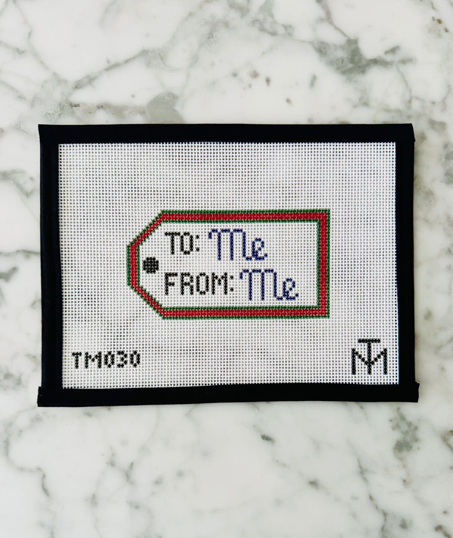 To Me From Me Needlepoint Canvas
