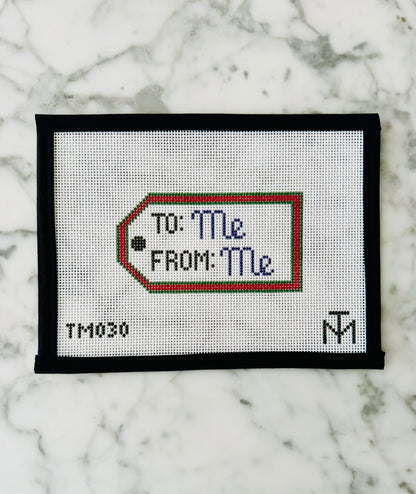 To Me From Me Needlepoint Canvas