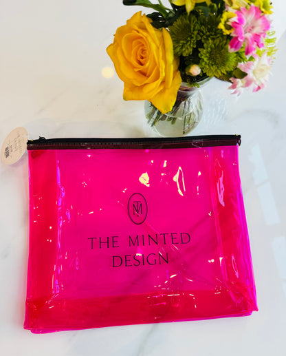 Pink Small Minted Design Project Bag