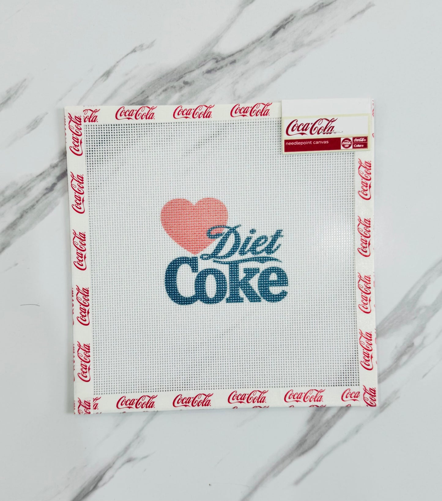 Officially Licensed Heart Diet Coke Canvas