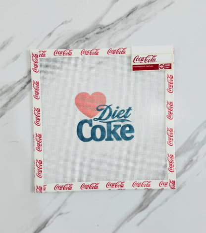 Officially Licensed Heart Diet Coke Canvas