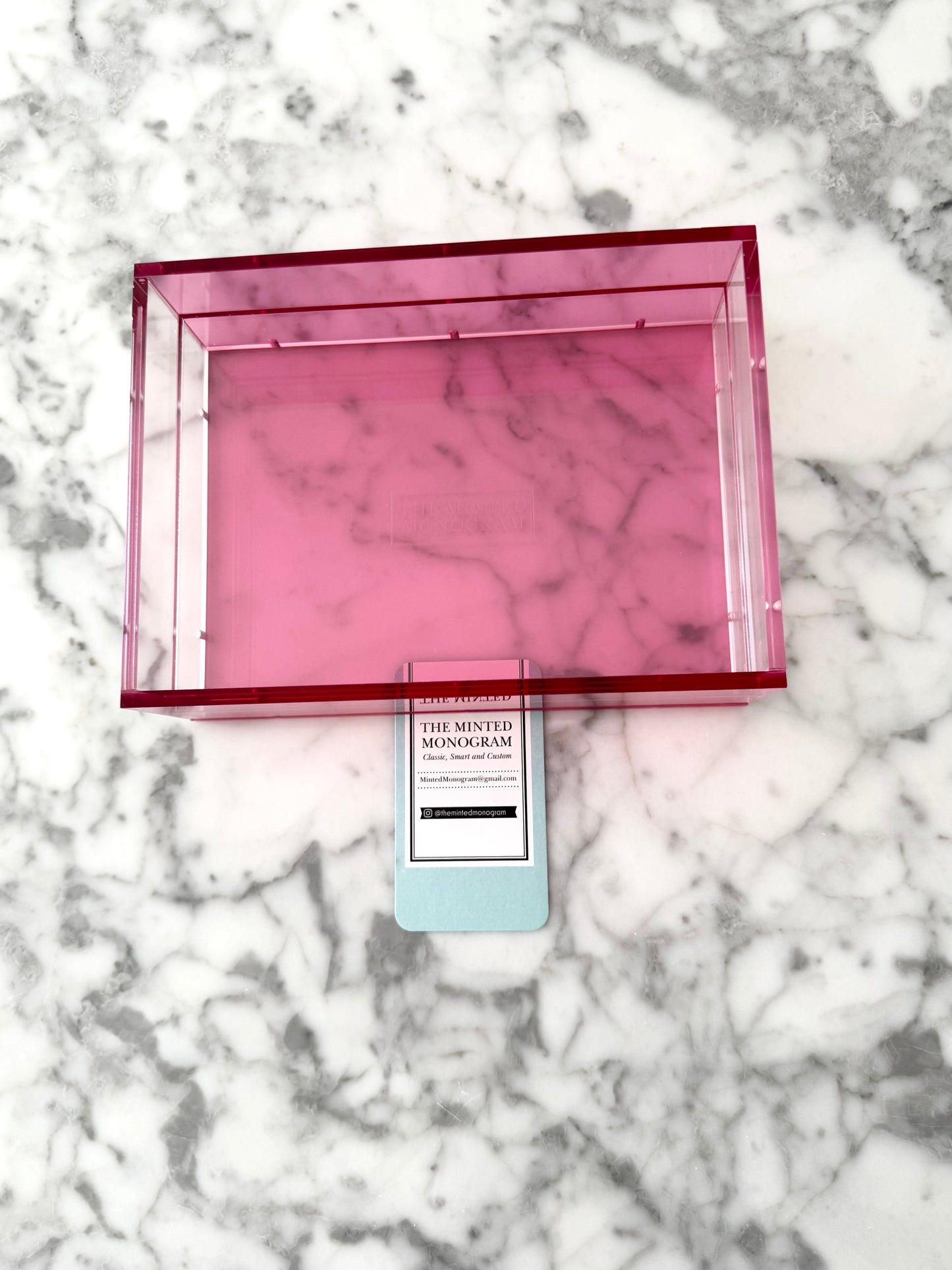 Almost Perfect Sale Light Pink Magnetic Acrylic Tray