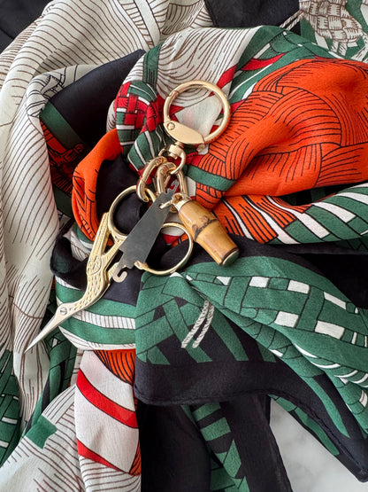 Gold Scarf and accessory hardware for Snips and Needle Threader