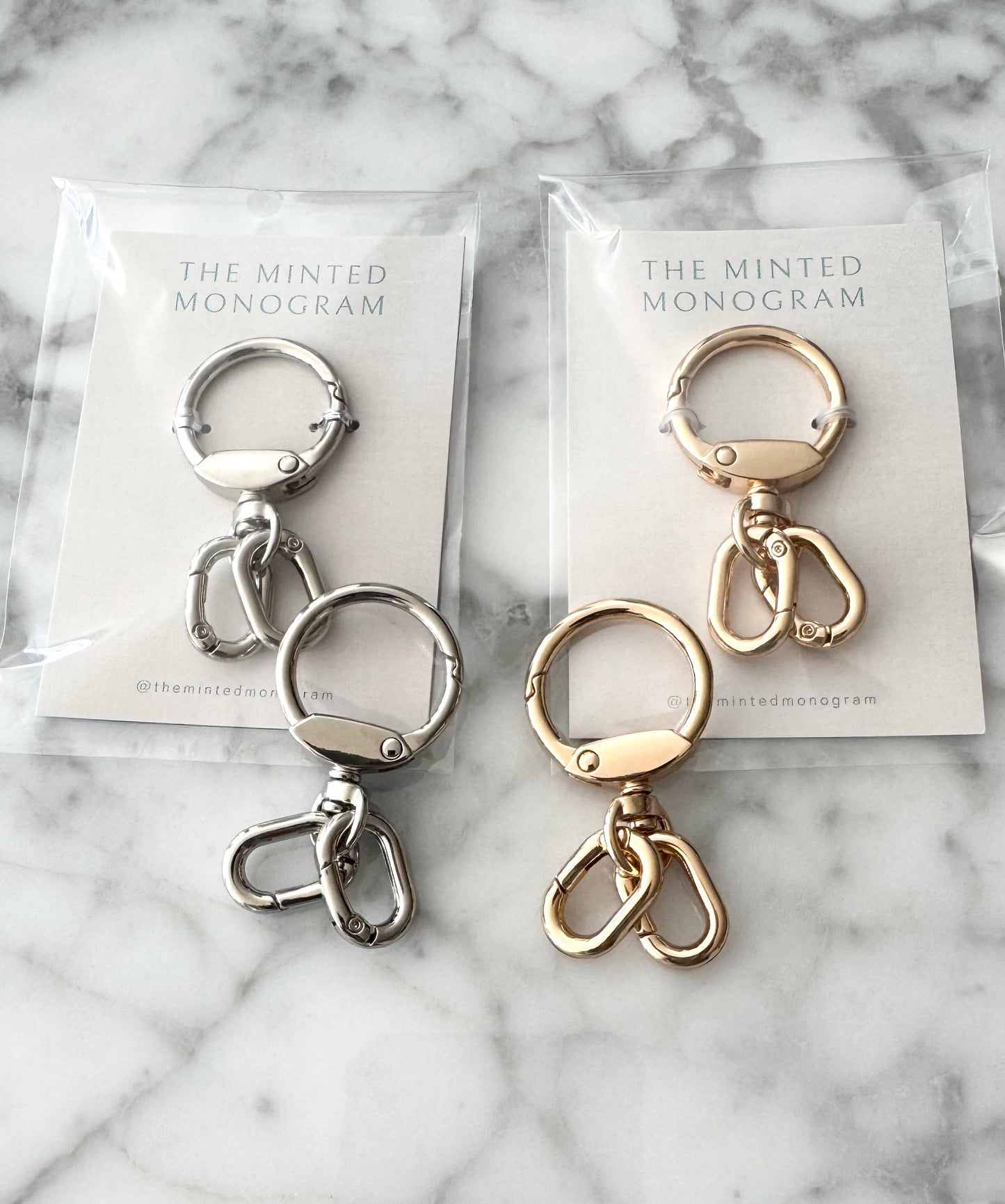 Silver Scarf and accessory hardware for Snips and Needle Threader