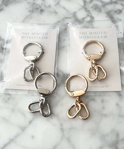 Silver Scarf and accessory hardware for Snips and Needle Threader