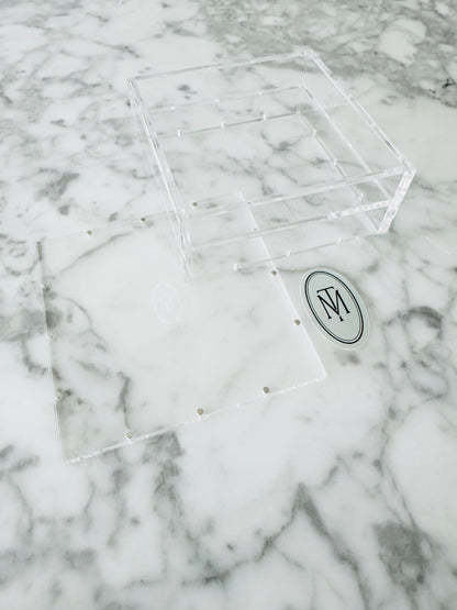 *New Size* 5.25” Square Magnetic Acrylic Tray