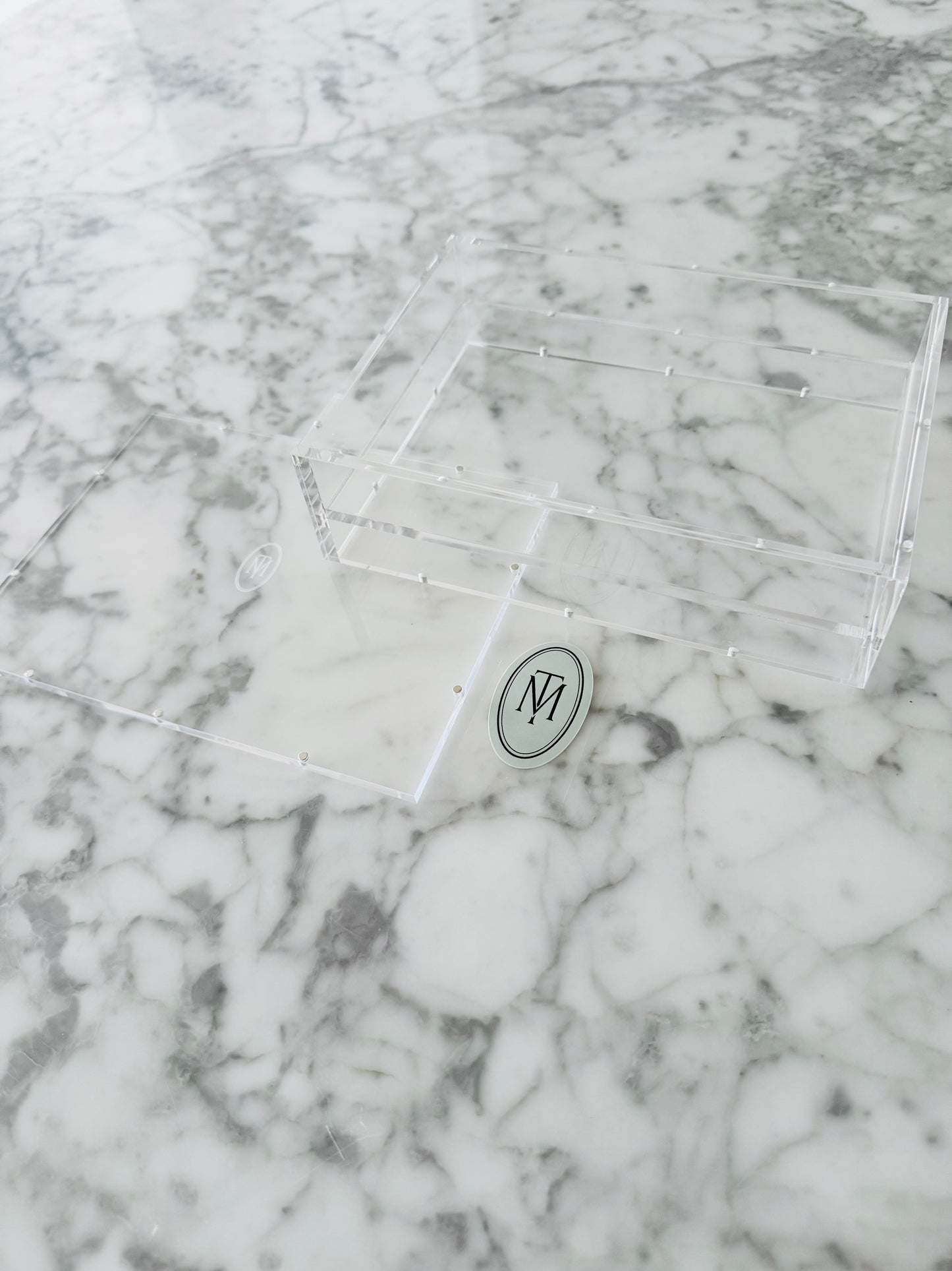 Clear 5x7 Magnetic Acrylic Tray
