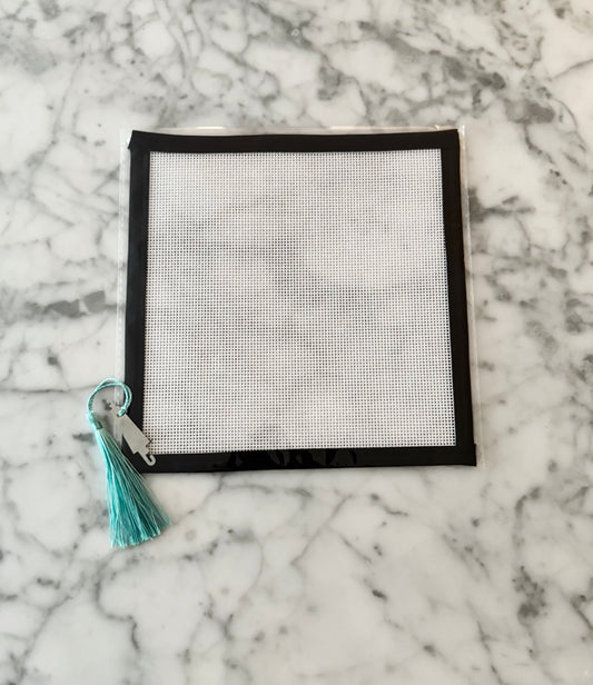 Blank 8”x8” size 13 mesh Needlepoint Canvas