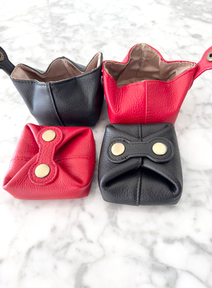 Black Leather ORT Pouch