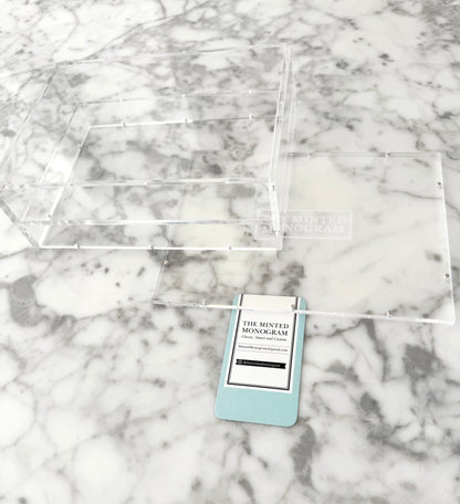 5.5”x7.5” Clear Magnetic Acrylic Tray