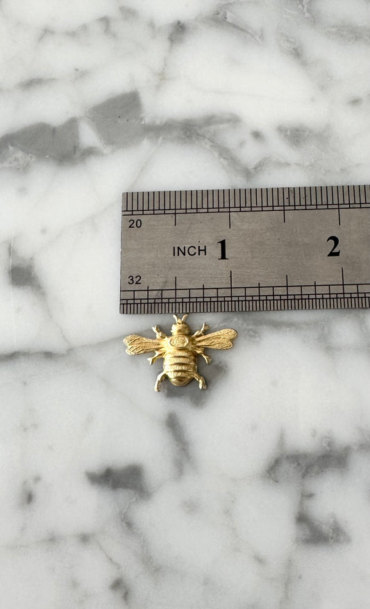 Medium Brass Bee