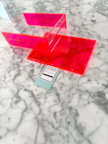Almost Perfect Sale Neon Pink Magnetic Acrylic Tray