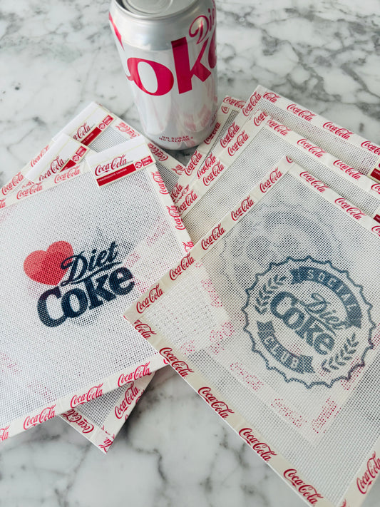 Officially Licensed Heart Diet Coke Canvas