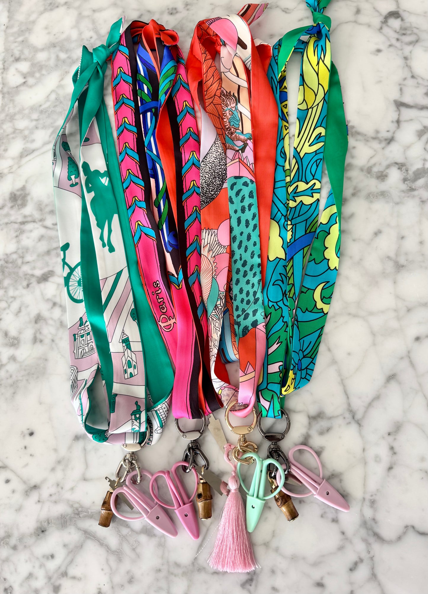 Pink and Orange 78” Scarf