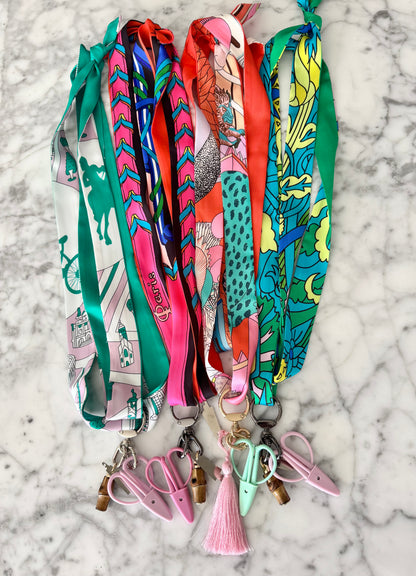 Pink and Orange 78” Scarf