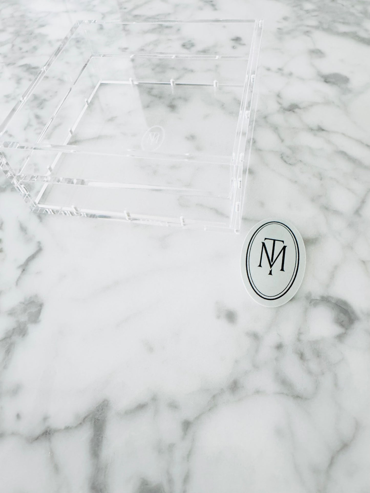 *New Design* 4.25” Square Magnetic Acrylic Tray