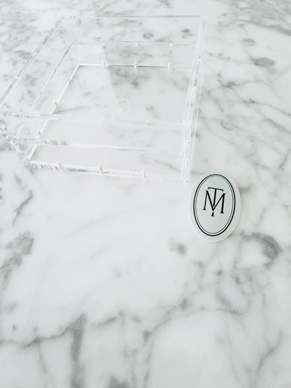 *New Design* 4.25” Square Magnetic Acrylic Tray