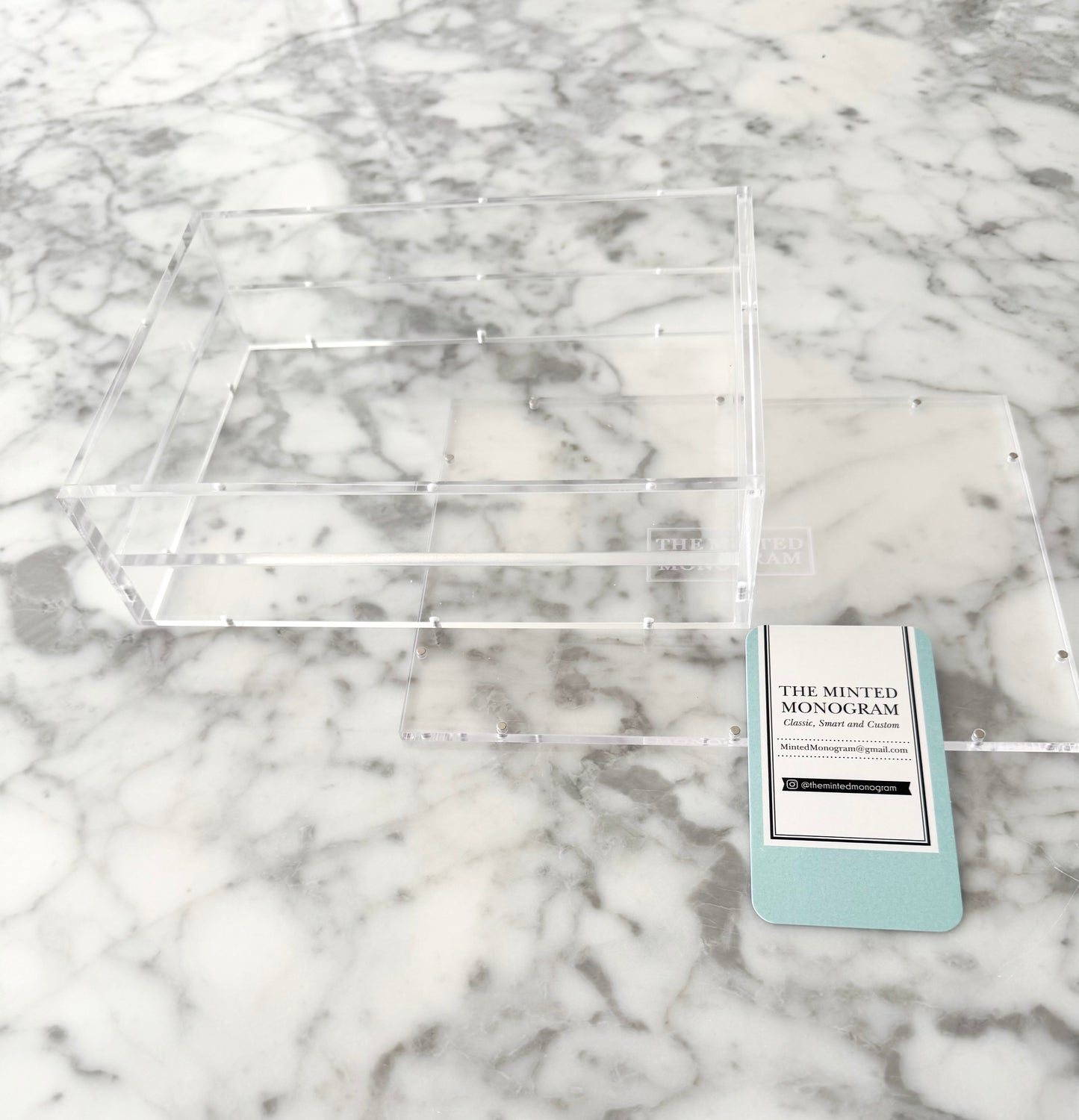 Almost Perfect Sale Clear 5x7 Magnetic Acrylic Tray