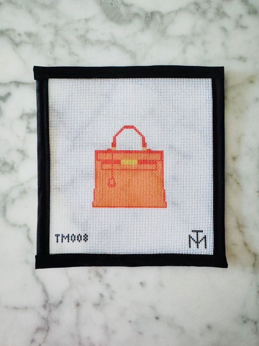 Orange Kelly Needlepoint Canvas