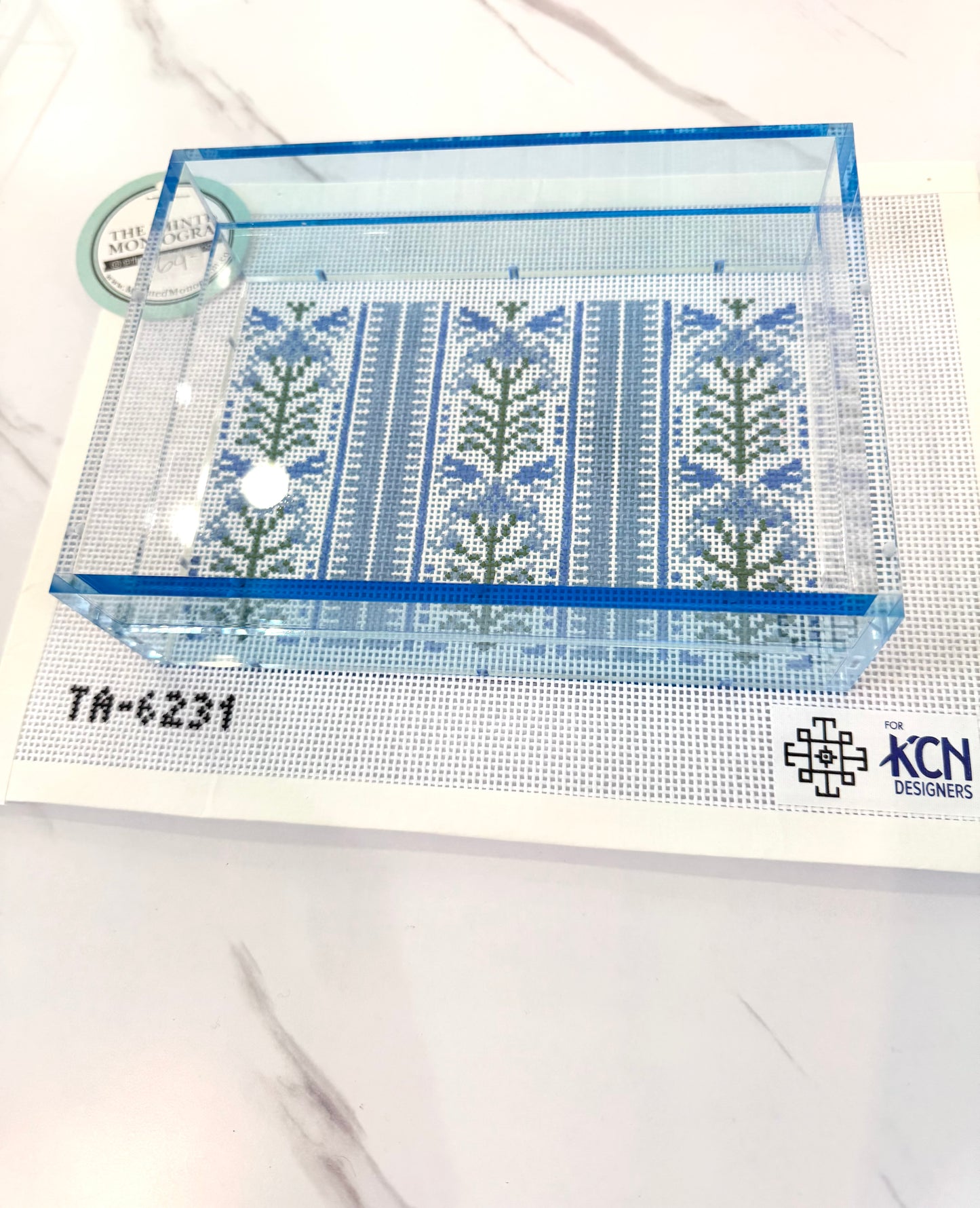 Almost Perfect Sale Light Blue Magnetic Acrylic Tray