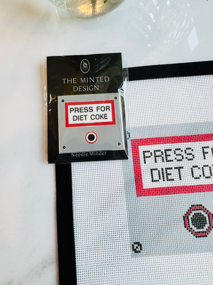 Press For Diet Coke Needle Minder