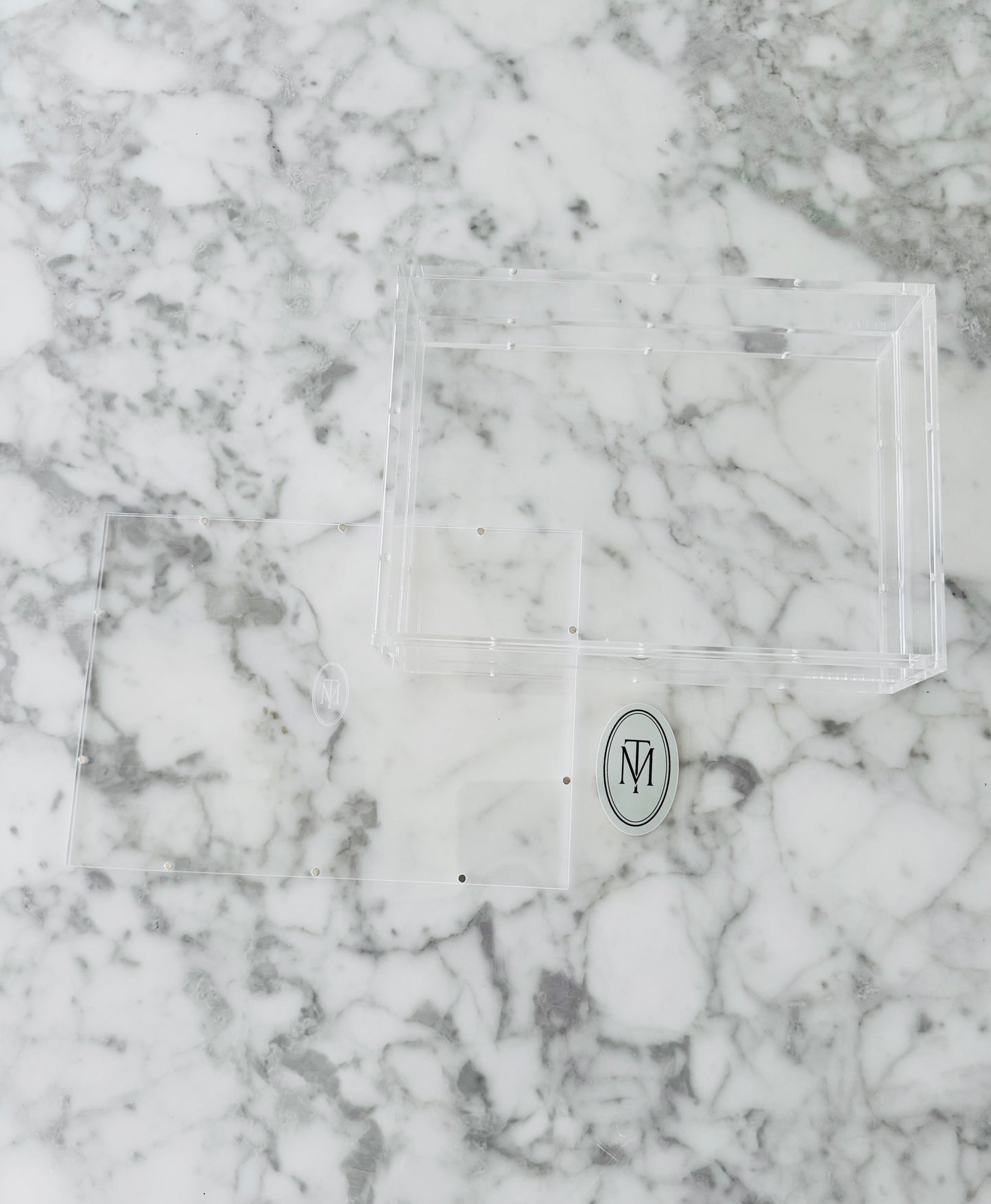 Clear 5x7 Magnetic Acrylic Tray