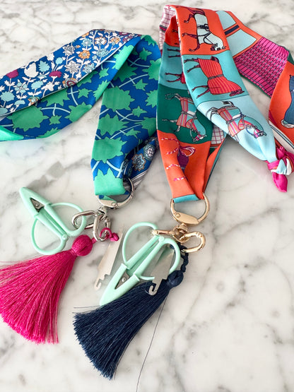 Green multicolor Designer Inspired Scarf