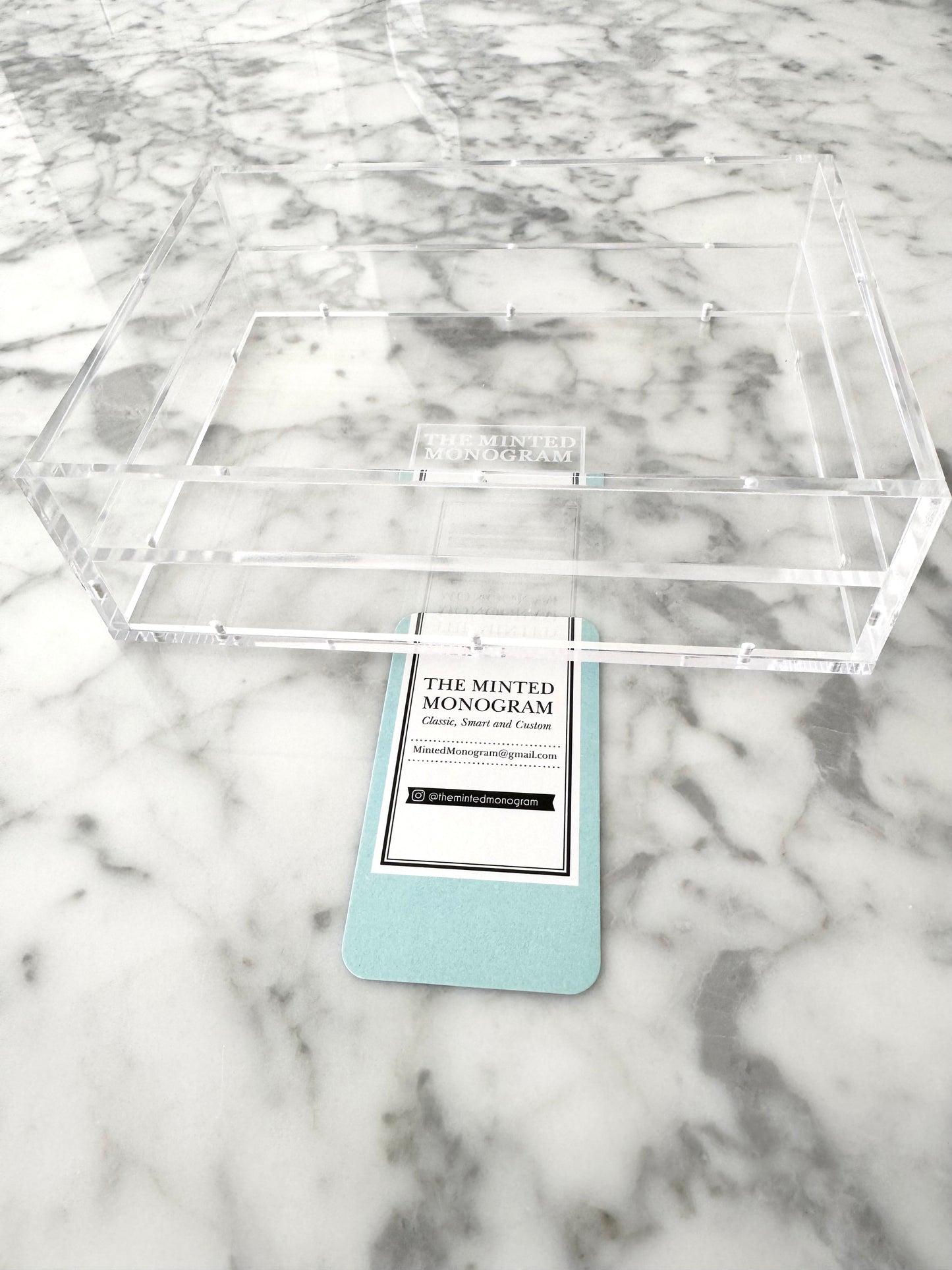 Almost Perfect Sale Clear 5x7 Magnetic Acrylic Tray