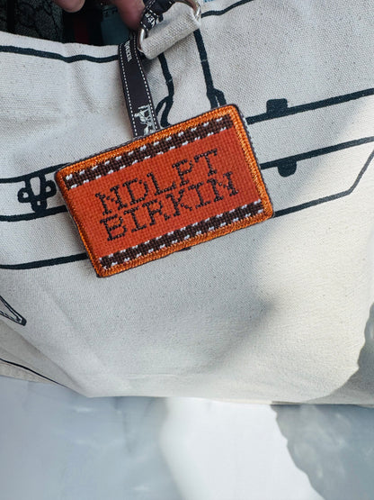 Bag tag NDLPT canvas