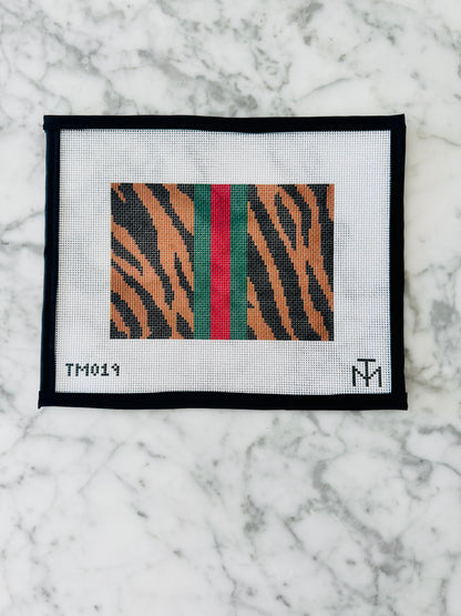 Tiger Print Designer Inspired Canvas